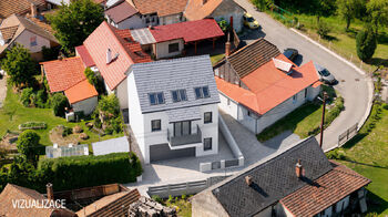 Rodinný dům ve výstavbě s možností podnikání a sídla firmy, 158 m², pozemek 137 m² – Roštín - Prodej domu 158 m², Roštín