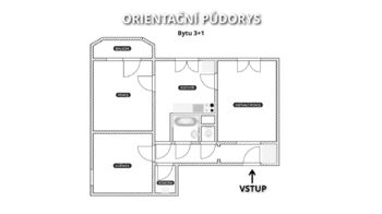 Prodej bytu 3+1 v osobním vlastnictví 69 m², Dobronín