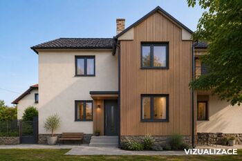 Exteriér (vizualizace) - Prodej domu 173 m², Mladý Smolivec