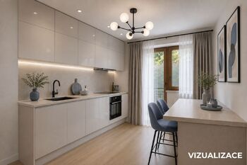 2. NP, kuchyně (vizualizace) - Prodej domu 173 m², Mladý Smolivec