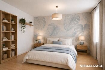 2. NP, ložnice č. 2 (vizualizace) - Prodej domu 173 m², Mladý Smolivec