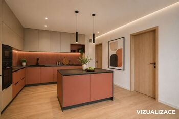 1. NP, pokoj č. 2 (vizualizace) - Prodej domu 173 m², Mladý Smolivec