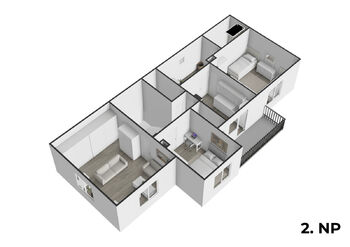 Půdorysy - Prodej domu 173 m², Mladý Smolivec