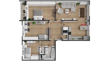 Prodej bytu 4+1 v osobním vlastnictví 99 m², Poniklá