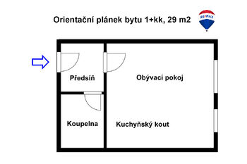 Pronájem bytu 1+kk v osobním vlastnictví 29 m², České Budějovice
