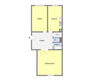 Pronájem bytu 2+1 v osobním vlastnictví 70 m², Praha 10 - Vršovice