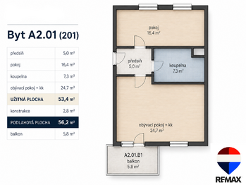 Pronájem bytu 2+kk v osobním vlastnictví 53 m², Praha 10 - Uhříněves