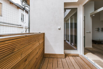 TERASA 6,7 m² - Prodej bytu 3+kk v osobním vlastnictví 144 m², Praha 3 - Žižkov