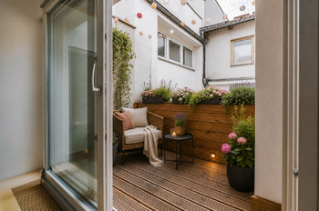 VIZUALIZACE TERASA - Prodej bytu 3+kk v osobním vlastnictví 144 m², Praha 3 - Žižkov