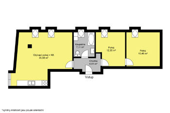 Pronájem bytu 3+kk v osobním vlastnictví 63 m², Kutná Hora