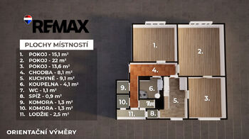Prodej bytu 3+1 v osobním vlastnictví 77 m², Jilemnice