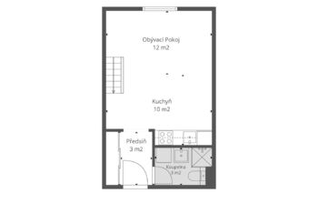 Prodej bytu 2+kk v družstevním vlastnictví 45 m², Hostivice