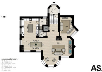 Prodej domu 616 m², Praha 8 - Troja