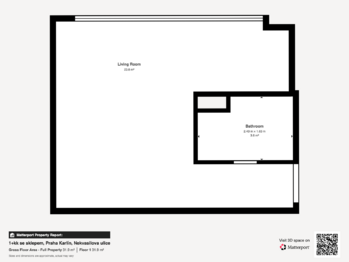 Pronájem bytu 1+kk v osobním vlastnictví 27 m², Praha 8 - Karlín