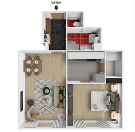 Prodej bytu 2+kk v osobním vlastnictví 47 m², Praha 7 - Holešovice