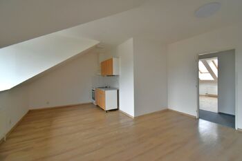 obývací pokoj s kuchyňským koutem  - Pronájem bytu 4+kk 80 m², Frenštát pod Radhoštěm 