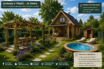 Prodej pozemku 276 m², Třebíč
