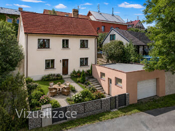 Vizualizace možného budoucího stavu - Prodej domu 110 m², Kosoř