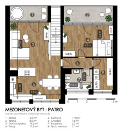 Prodej bytu 3+kk v osobním vlastnictví 109 m², Ostrava