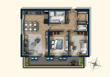 Prodej bytu 3+kk v osobním vlastnictví 87 m², Plzeň