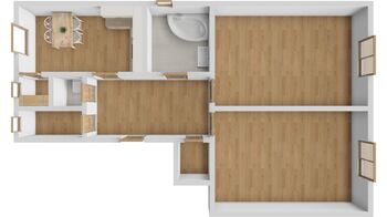 Pronájem kancelářských prostor 78 m², Hradec Králové