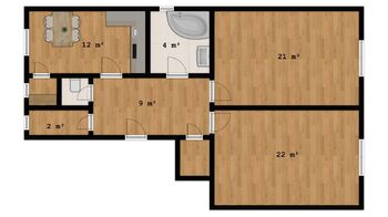 Pronájem kancelářských prostor 78 m², Hradec Králové