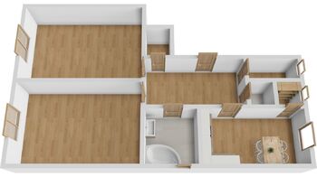Pronájem kancelářských prostor 78 m², Hradec Králové