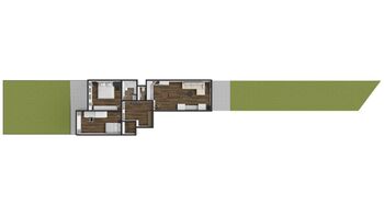 Půdorys 1 - Prodej bytu 3+kk v osobním vlastnictví 87 m², Praha 9 - Letňany