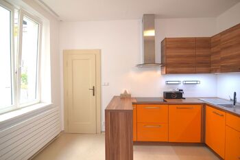 Kuchyně - Pronájem bytu 3+1 v osobním vlastnictví 69 m², Praha 4 - Podolí