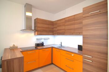 Kuchyně - Pronájem bytu 3+1 v osobním vlastnictví 69 m², Praha 4 - Podolí