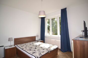 Ložnice - Pronájem bytu 3+1 v osobním vlastnictví 69 m², Praha 4 - Podolí