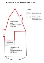 Prodej bytu 3+kk v osobním vlastnictví 83 m², Praha 8 - Libeň