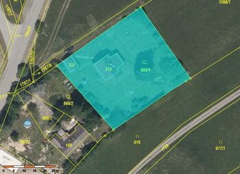 katastrální mapa - Prodej domu 126 m², Jílovice