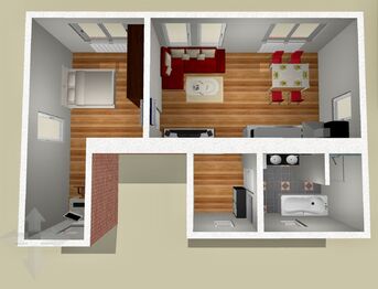 Pronájem bytu 2+kk v osobním vlastnictví 63 m², Ostrava