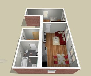 Pronájem bytu 2+kk v osobním vlastnictví 63 m², Ostrava