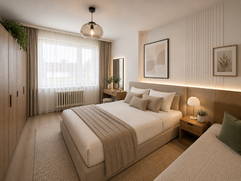 Vizualizace - Prodej bytu 2+1 v osobním vlastnictví 59 m², Žatec