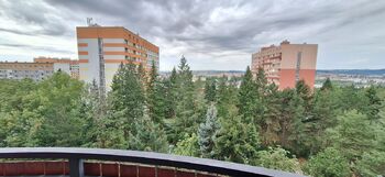 Krásný výhled z balkonu - Prodej bytu 3+1 v osobním vlastnictví 74 m², Brno