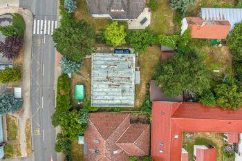 Dron - ptačí pohled - Prodej domu 189 m², Praha 4 - Šeberov