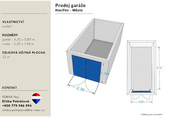 Prodej garáže 22 m², Havířov