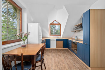 kuchyně - Prodej bytu 2+1 v osobním vlastnictví 87 m², České Budějovice