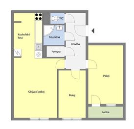 Prodej bytu 3+kk v osobním vlastnictví 64 m², Praha 4 - Chodov