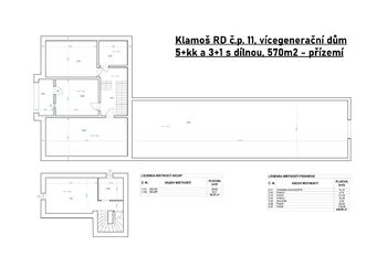 Prodej domu 570 m², Klamoš