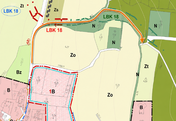 Přijezdová cesta (obecní) - Prodej pozemku 5943 m², Mičovice