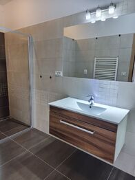 Koupelna se sprchovým koutem v přízemí.  - Prodej domu 129 m², Mělník