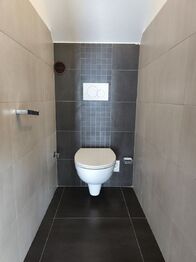 Samostatná toaleta v přízemí.  - Prodej domu 129 m², Mělník