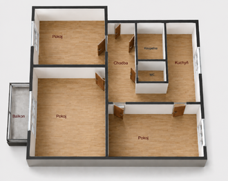 Pronájem bytu 3+1 v osobním vlastnictví 68 m², Litomyšl
