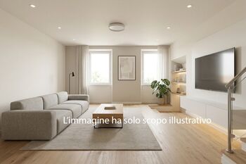 vizualizace - obývací pokoj - Prodej domu 165 m², Loreto Aprutino