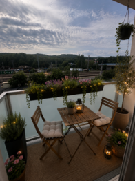 vizualizace balkon - Prodej bytu 3+1 v osobním vlastnictví 64 m², Beroun