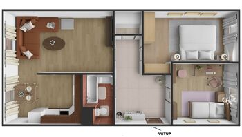 Prodej bytu 3+1 v osobním vlastnictví 67 m², Kladno