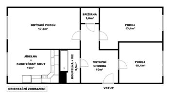 Prodej bytu 3+1 v osobním vlastnictví 67 m², Kladno